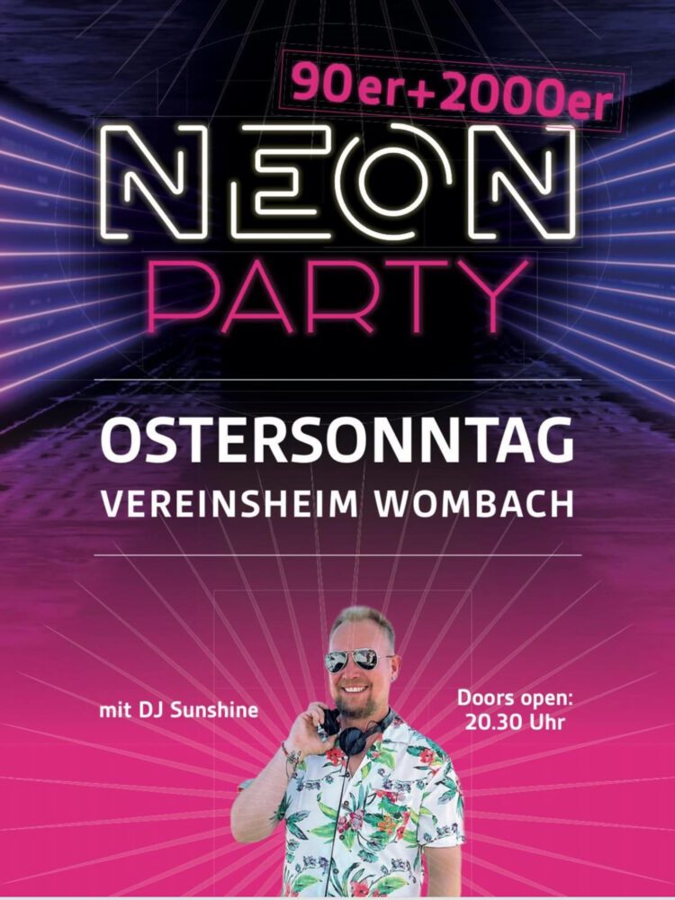 NEON-PARTY Ostersonntag