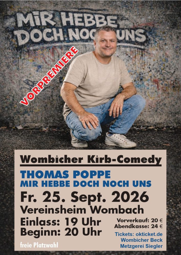 Wombacher Kirb-Comedy im Vereinsheim
